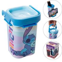 Organizador lápis e Caneta Retrátil C Suporte Celular Stitch Organizador lápis e Caneta Retrátil C Suporte Celular Stitch