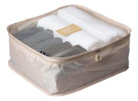 Organizador mala de viagem 29x19 cm creme Organizador mala de viagem 29x19 cm creme