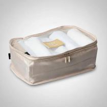Organizador mala de viagem 30,5x28,5 cm creme Organizador mala de viagem 30,5x28,5 cm creme