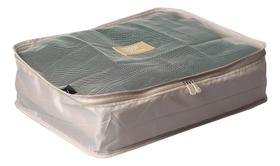 Organizador mala de viagem 39,5x30,5 cm creme Organizador mala de viagem 39,5x30,5 cm creme