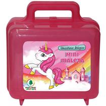 Organizador Maleta Unicórnio Mini Com Adesivo Organizador Maleta Unicórnio Mini Com Adesivo