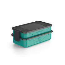 Organizador Marmita Térmica Fit Califórnia Unitermi 1,3L Organização, Praticidade e Segurança para Suas Refeições