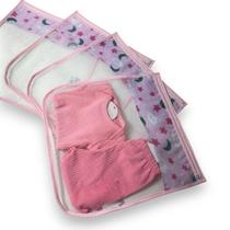 Organizador Maternidade 04 Peças - Soninho Rosa Organizador Maternidade 04 Peças - Soninho Rosa