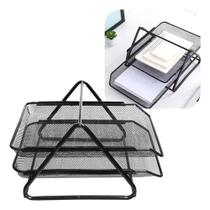 Organizador Mesa Escritório Bandeja Duplo Papel Documentos Organizador Mesa Escritório Bandeja Duplo Papel Documentos