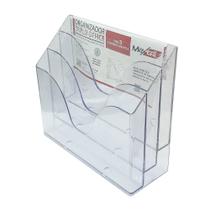 Organizador Mesa Triplo 3 Compartimentos Office Porta Documentos Papelaria Multiuso Compacto Funcional Escritório Casa Organizador Mesa Triplo 3 Compartimentos Office Porta Documentos Papelaria Multiuso Compacto Funcional Escritório Casa