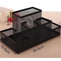 Organizador Metal Porta Treco Caneta 4 Divisórias Organizador Metal Porta Treco Caneta 4 Divisórias