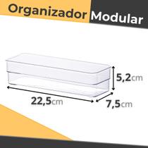 Organizador Modular de Acrílico Multiuso Gaveta Porta Talher Diamond - Paramount