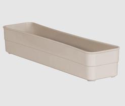 Organizador Modular em Plástico 30x7,5x5,2cm Bege - Paramount Organizador Modular em Plástico 30x7,5x5,2cm Bege - Paramount
