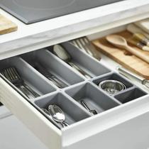 Organizador Modular Multiuso Kit Com 7 Peças Gavetas Cozinha