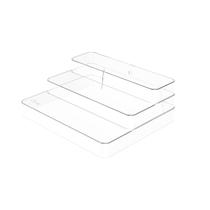 Organizador Multinível Clear Transparente 3 Andares Casa Ou