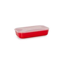 Organizador Multiuso 1,2L Top Line Vermelho