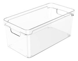 Organizador Multiuso 30x15x13cm Caixa Organizadora Clear Ou