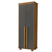 Organizador Multiuso 75cm 2 Portas México RV Móveis Cinamomo/Grafite