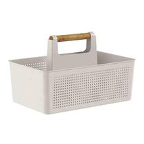 Organizador Multiuso 8 Litros Flow Bege Ou Organizador Multiuso 8 Litros Flow Bege Ou