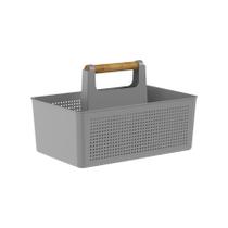 Organizador Multiuso 8 Litros Flow - Chumbo