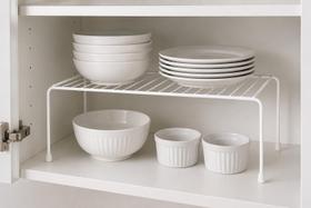 Organizador Multiuso Aço Resistente para Armário e Cozinha - Otimize Espaços