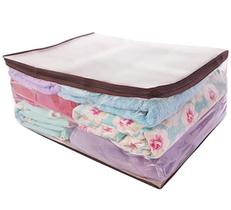 Organizador Multiuso c/ Zíper Grande Porta Edredom Cobertor Organizador Multiuso c/ Zíper Grande Porta Edredom Cobertor