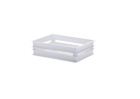 Organizador Multiuso Caixote Baixo 40x28x12cm Branco