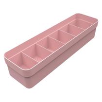 Organizador Multiuso Com 6 Divisórias Colméia Caixa Porta Jóias Acessórios Roupa Íntima Panos Para Cozinha Banheiro Quarto