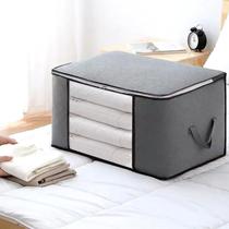 Organizador multiuso de alta capacidade com alças nas laterais e fechamento por zíper 60x40x35