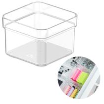 Organizador Multiuso de Gaveta Clear Divisórias Removível P/ Ambientes Escritório Cozinha Sala Transparente Resistente Organizador Multiuso de Gaveta Clear Divisórias Removível P/ Ambientes Escritório Cozinha Sala Transparente Resistente