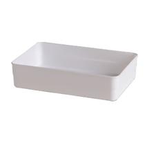 Organizador Multiuso De Plástico Mesa Para Acessórios Branco 22x15x5cm