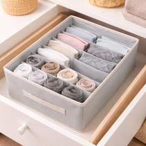 Organizador Multiuso Dobrável Com 7 Divisórias Gaveta Closet Armário 36x25x20 Roupas Intimas Meia