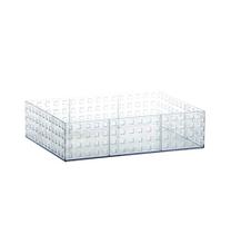 Organizador Multiuso Empilhável 32x23x8cm Quadratta Acrílico