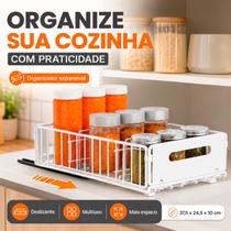 Organizador Multiuso Expansível Duas Cores Para Casa Organizador Multiuso Expansível Duas Cores Para Casa