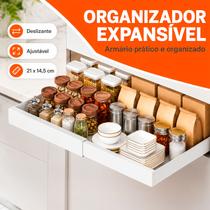 Organizador Multiuso Expansível para Temperos Organizador Multiuso Expansível para Temperos