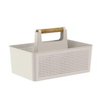 Organizador Multiuso Flow Bege 8 Litros - Ou Organizador Multiuso Flow Bege 8 Litros - Ou