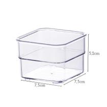 Organizador Multiuso Gaveta Geladeira Armário 7,5x7,5x5,2cm