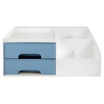 Organizador Multiuso Jacki Design com 2 Gavetas Azul Ahx20905 Organizador Multiuso Jacki Design com 2 Gavetas Azul Ahx20905