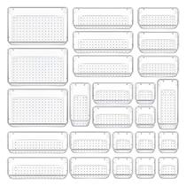 Organizador Multiuso Modular Kit com 25 Geladeira Armários Gavetas Despensa Lavanderia Alimentos Frutas Organizador Multiuso Modular Kit com 25 Geladeira Armários Gavetas Despensa Lavanderia Alimentos Frutas