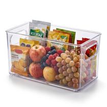 Organizador Multiuso Modular Para Cozinha Gavetas Geladeira Acrilico Cristal 1,6 Litros