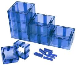 Organizador Multiuso Montável Com Fundo Azul - Santa Clara