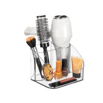 Organizador Multiuso para Secador de Cabelo Escova Maquiagem Cosméticos Pincel Baton Acrílico Arthi