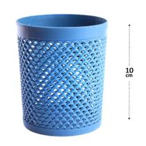 Organizador Multiuso Plástico 10x9 Redondo Color - Tudo em Caixa