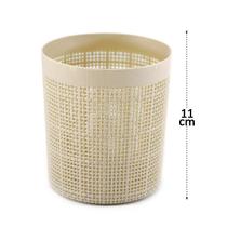 Organizador Multiuso Plástico 11x10 Redondo Color - Tudo em Caixa