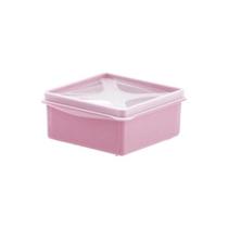 Organizador Multiúso Quadrado 260ML Rosa Claro - Top Line