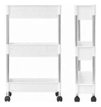 Organizador Multiuso Rattan Branco e Preto