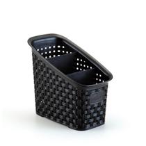 Organizador Multiuso Rattan Preto