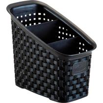 Organizador Multiuso Rattan Preto