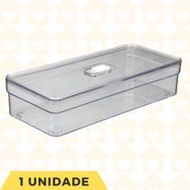 Organizador Multiuso Retangular Com Porta Ovos Cozinha 1 UN