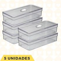 Organizador Multiuso Retangular Com Porta Ovos Cozinha 5 UN Organizador Multiuso Retangular Com Porta Ovos Cozinha 5 UN
