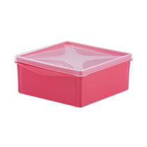 Organizador Multiúso Rosa Escuro 1.3 Litros 674-2 - Top Line Organizador Multiúso Rosa Escuro 1.3 Litros 674-2 - Top Line