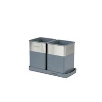 Organizador Multiúso Tramontina Aço Inox e Poliestireno Simétrico Organizador Multiúso Tramontina Aço Inox e Poliestireno Simétrico