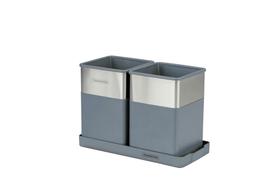 Organizador Multiúso Tramontina em Aço Inox e Poliestireno Simétrico 61538/140 Organizador Multiúso Tramontina em Aço Inox e Poliestireno Simétrico 61538/140