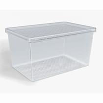 Organizador Multiuso Transparente com Tampa 2,9L