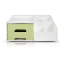 Organizador Multiuso Verde com 2 Gavetas Jacki Design Verde
